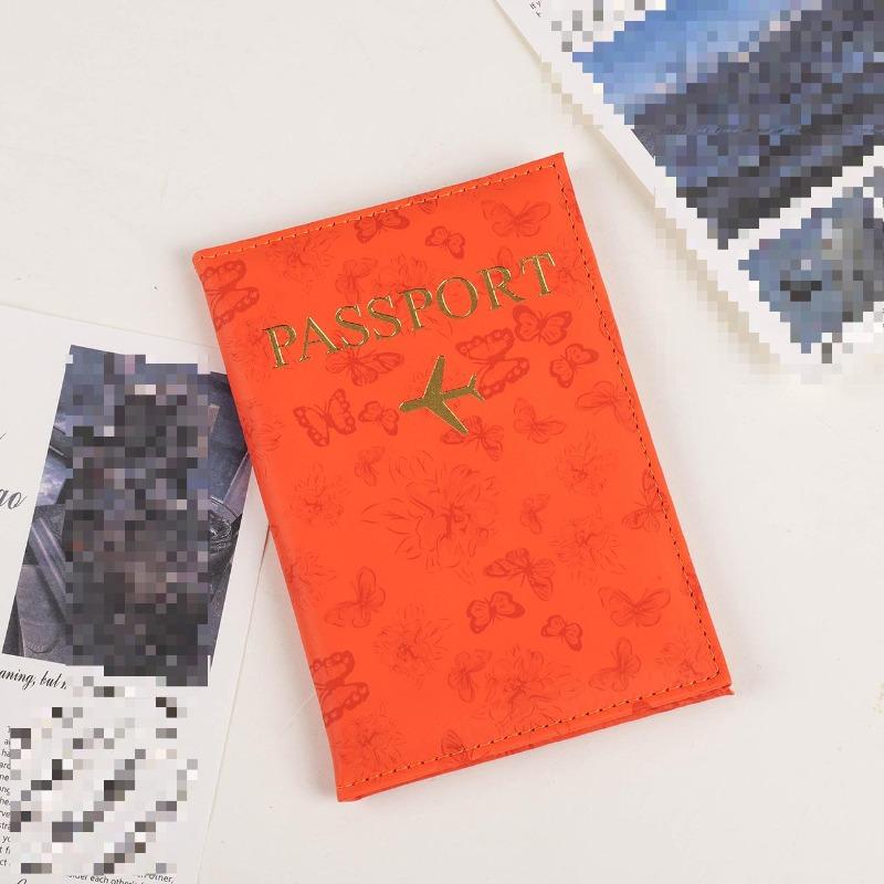 1 Stück Reisepass-Schutzhülle aus Pu-Leder, Dokumentenetui, Reisepass, Schutzhülle, Material, wasserdicht, für Frauen und Mädchen