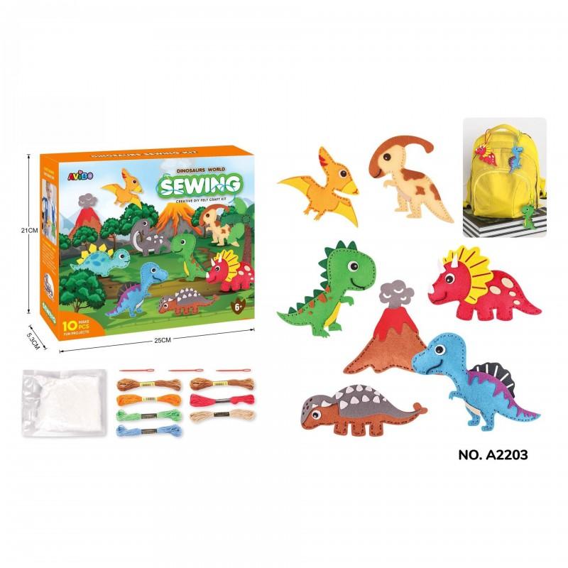 DIY Felt Animal Sewing Kit Kids 4-6 Educational Craft Toy