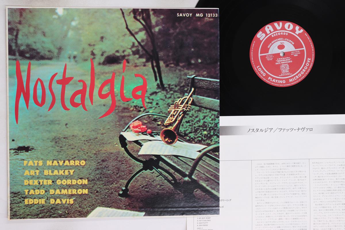 

LP Record FATS NAVARRO, ART BLAKEY, DEXTER GO - Nostalgia (Fats Navarro Memorial No MGJ12133 SAVOY 1985 Japan Jazz Used