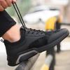 Sneakers Spring black casual shoes Breathable, light and comfortable Flying woven men's shoes Breathable and comfortable