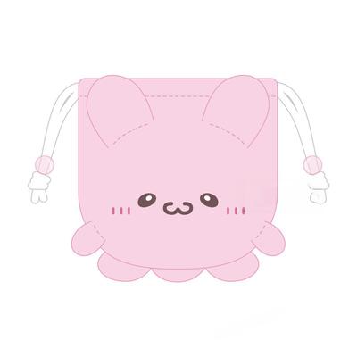 T's Factory Lovey's Plush Drawstring Bag Pyonchie LV-5530433PN