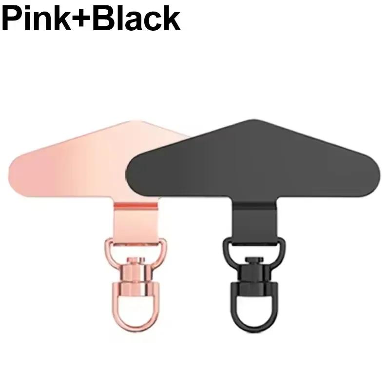 Rotatable Stainless Steel Phone Lanyard Patch Card Anti-lost Hanging Crossbody Wrist Phone Lanyard Gasket Replacement Connectors