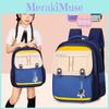 Playful And Unisex School Backpack With Cartoon Theme And Arched Straps