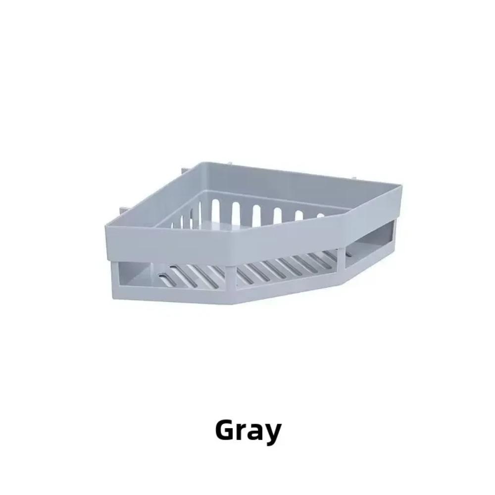 Shelves Adhesive No Drill Bathroom Shelf Corner Storage Rack Wall Mounted Organizer for Kitchen Bathroom Shelves Shower Caddy