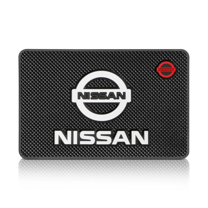 

Car Logo New Phone Anti-slip Mat Dashboard Silicone Anti-skid Pad For Nissan X-Trail T32 T31 Qashqai Tiida Teana Navara Juke