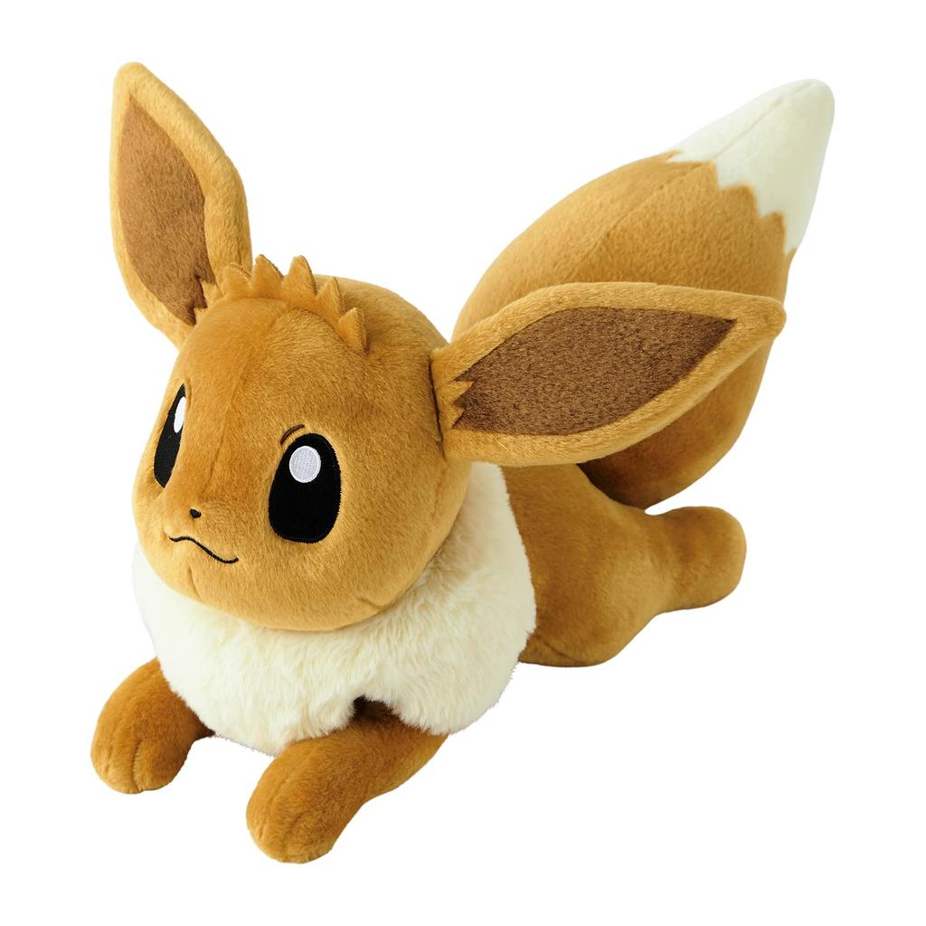 Pokémon Center Original Plush Toy: Life-size Eevee Lying Down