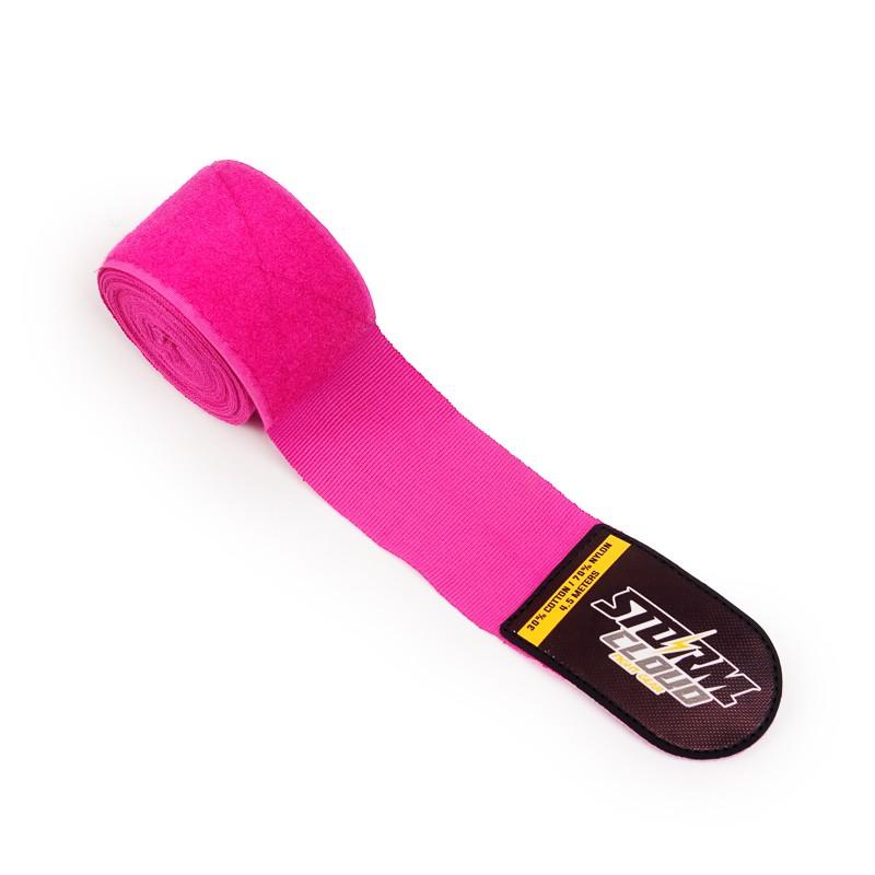 StormCloud HWX-R PREMIUM Boxing Wraps Pink 4.5m