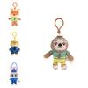 Plush Zootopia Adorable Keychain Set With Authentic Judy Nick And Lightning Character Police