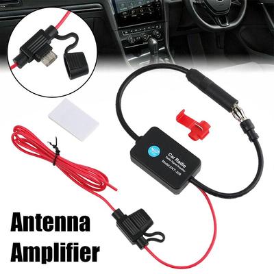 Universal Practical FM Signal Amplifier Anti-interference Car Antenna Radio Universal FM Booster Amp Automobile Parts