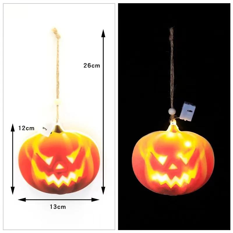 

Halloween Night Decoration Hanging Light Pumpkin Light Pendant String Demon Headlight Indoor Outdoor Family Gathering Party Prop