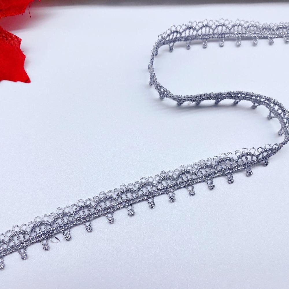 20Yards 1.3cm Wide Embroidered Lace Trim Purl Garment Trim  Children's Clothing Accessories