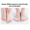 2Pcs Toe Separators for Overlapping Toes Soft Silicone Bunion Corrector for Men Women Reusable Ergonomic Spacer for Foot Alignment Hallux