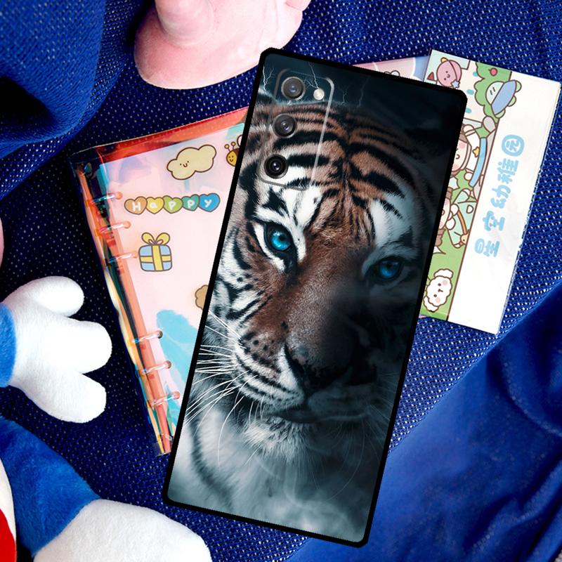 Tiger Face Case For Samsung Galaxy S26 Ultra S25 S24 S23 S21 S22 Ultra S10 S20 Plus S25 FE Cover Funda