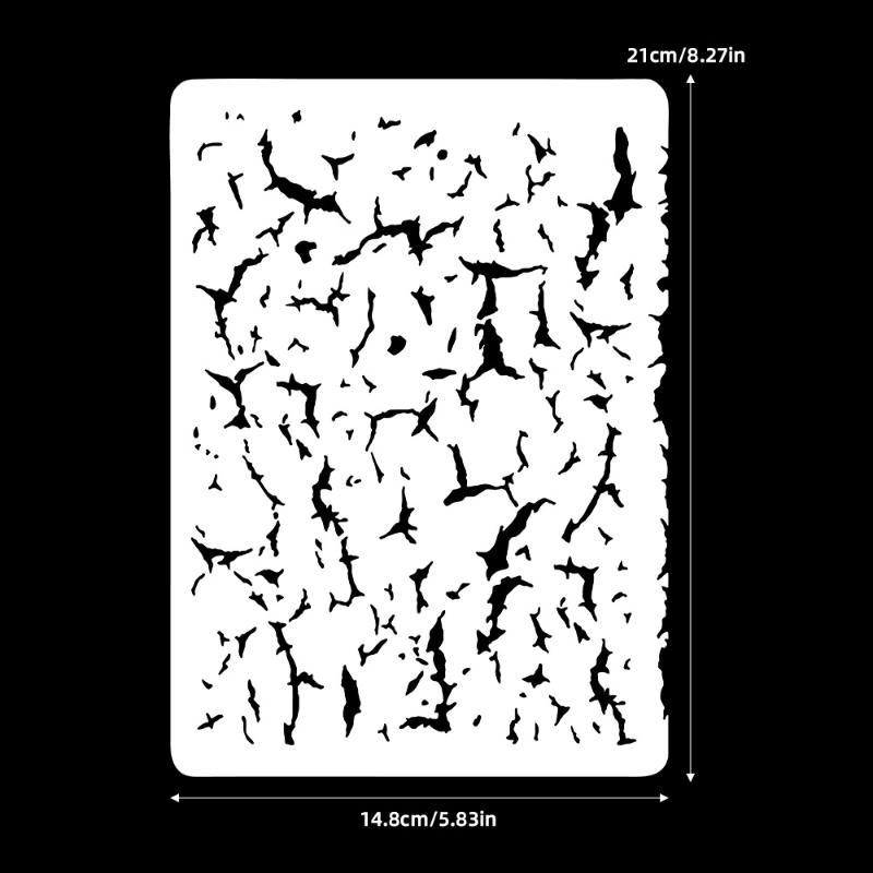 Diy Scrapbooking Reusable Bird Pattern Stencil Card Making & Crafts - Durable Plastic Spray Painting Templat