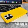 For OnePlus 15 Case Magnetic For MagSafe Matte Rock Sand Skin Feel Phone Cover For One Plus 15 Soft Border Back Shell Non-Slip