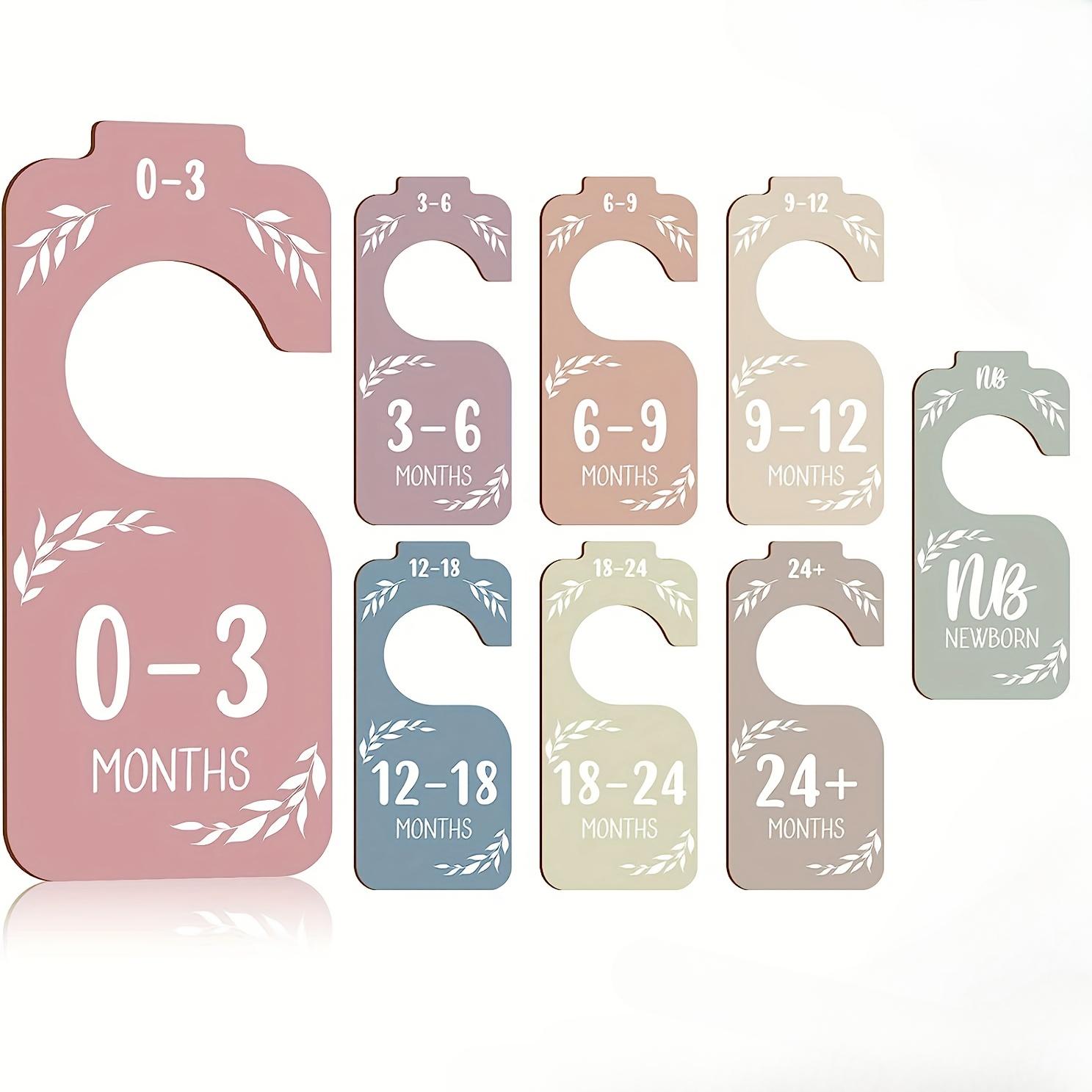 

Деревянные разделители для детского шкафа, органайзер для детской одежды, красочные разделители для детской одежды, декор детской комнаты