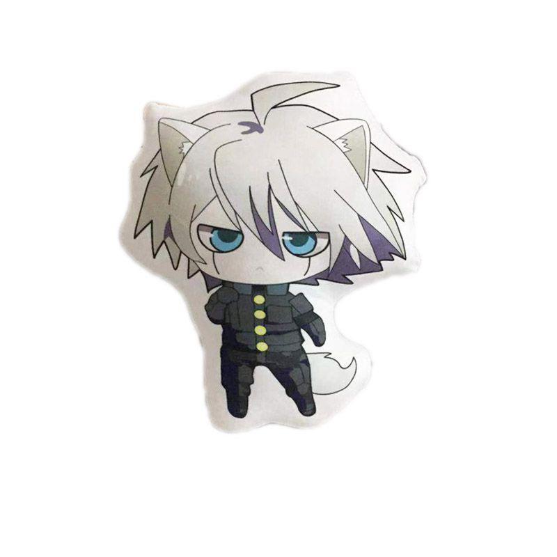 Adorable Danganronpa Plush Toy Soft Stuffed Pillow Featuring Nanami Chiaki And Nagito Komaeda