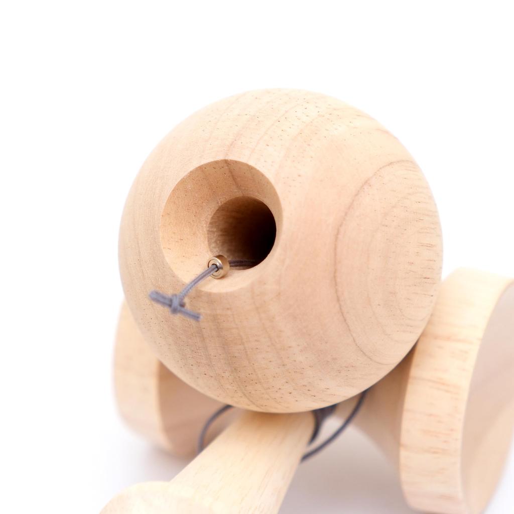 TOKYO KENDAMA Voksende Kendama med Kulelager, Uten Kjemisk Maling (Gummi tre)