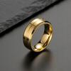 Wedding Ring Gold Steel Jewelry 316L Size 22 Eu22 Us10