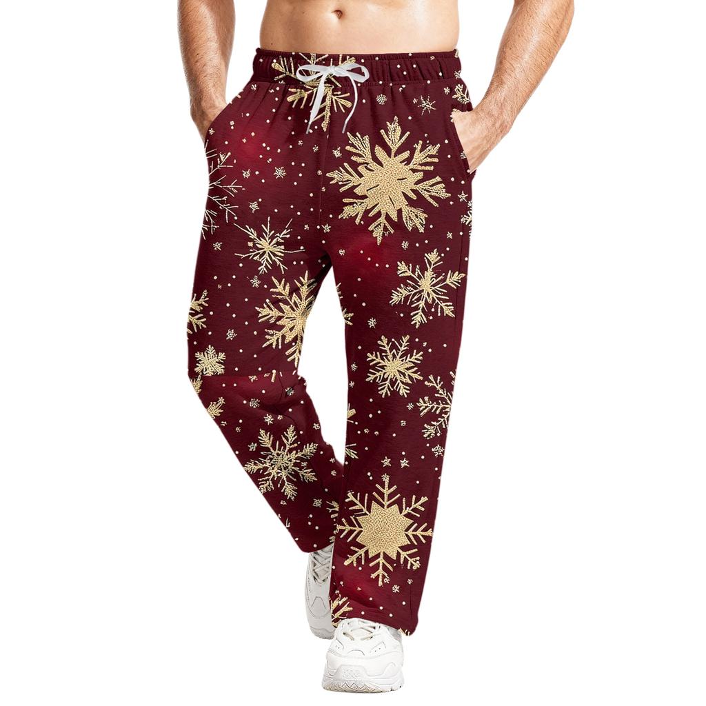Men's Relaxed-Fit Casual Sweatpants With Stretch Waistband And Drawstring Yoga Pants