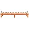 Bed Frame Brown 90 x 210 cm Solid Pine Wood