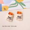 12Pcs Mini Simulation Food Fridge Magnets Realistic Appearance Resin Perfect For Kitchen Decor Diy Craft Projects