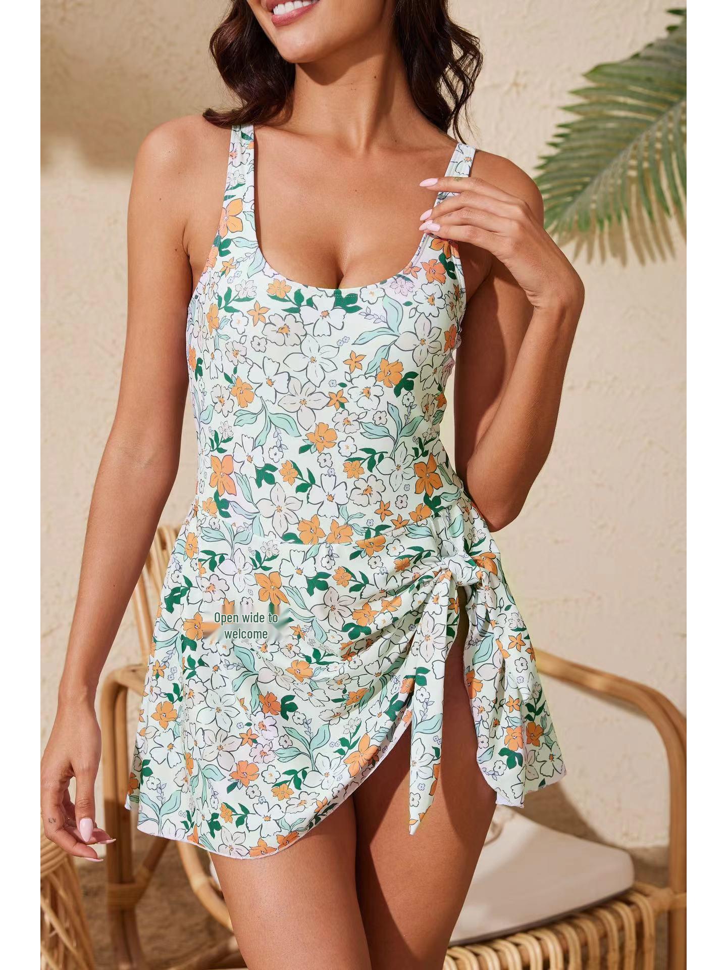 

European & American Sexy One-Piece Swimsuit - Women s Tight-Fitting Bikini S