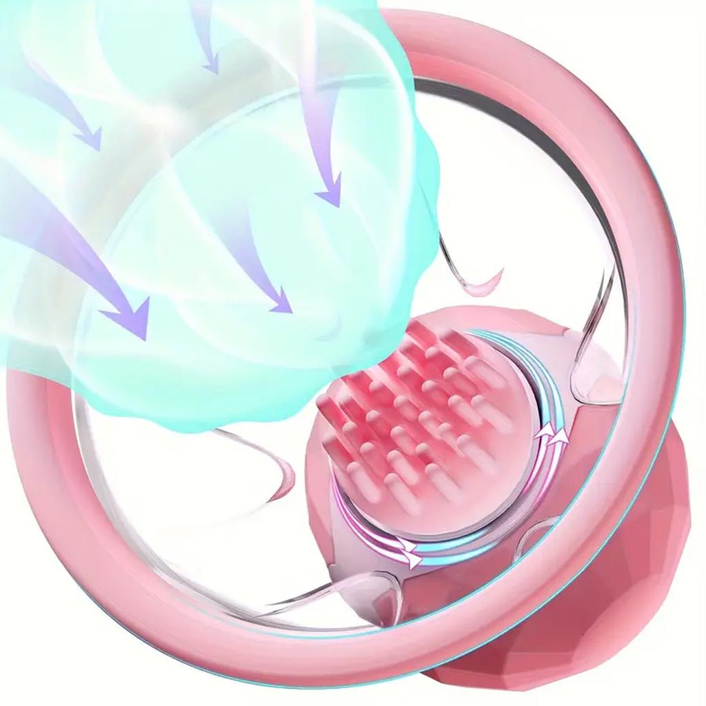 Electric Breast Massager, 10 Rotation Modes, Sucking Nipple Suckers Breast Enhancement Sucker Pump Nipple Stimulator Female Erotic Products