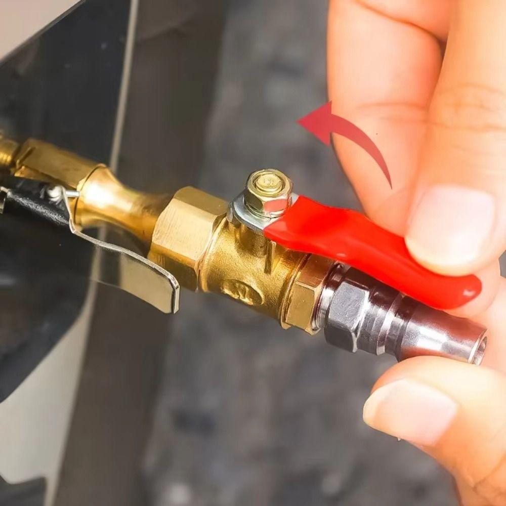 Mit Clip Schnellverschlussventil Aufsteckdesign Schneller Luftanschluss Reifenfülleranschluss SUV-Wartung