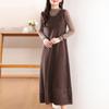 Women's Cashmere Dress Qinghe Cashmere 30% Cashmere 70% Wool Autumn and Winter Cashmere Skirt Soft and Warm