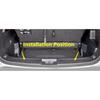 Steel Black Rear Guard Bumper Cover Trim For -2025 Mitsubishi Outlander