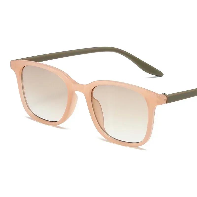 

Classic Black Vintage Square Sunglasses Women Brand Designer Minimalist Style Big Frame Sun Glasses Men Trend Eyewear Mirror Other
