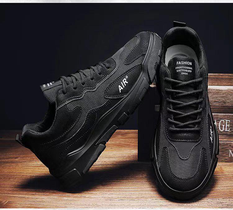 Herren Sommer Freizeit Laufschuhe mit dicker Sohle - Koreanische Mode