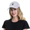 Letter R Floral Sun Baseball Cap Summer Women Unisex  Custom DIY Trucker Hat Sunscreen y2k Funny Tennis Skate Snapback Cap