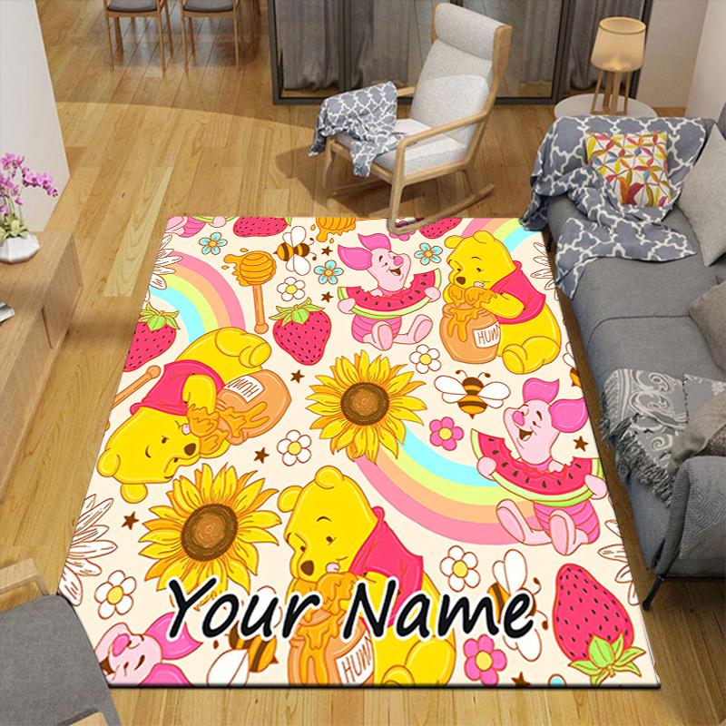 Custom 1Pc Piglet'S Sunny Adventure Rug Office Carpet Indoor Outdoor Entrance Doormat Nonslip Soft And Comfortable Living Room D916347