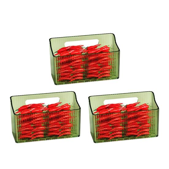 Storage Box No Drilling with Hollow Drain Holes Organizer Space-saving Storage Basket for Kitchen And Bathroom