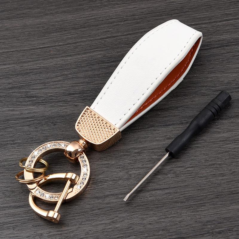 Sleek Car Keychain Pendant for Men & Women - Creative Keyring Waist Hanging Ornament Gift