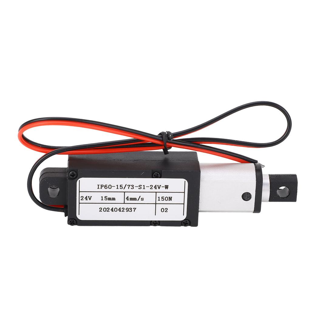 Elektrický Mini Lineární Pohon Teleskopický Malý Pohybový Pohon 150N 15mm Zdvih DC24V 4mm/s pro Robo