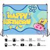 SpongeBob SquarePants Patrick Star Theme Photography Backdrop Background Kids Birthday Party Baby Shower Photo Custom Decoration