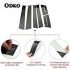 8pcs Glossy Black Window Door Column B C Pillar Post Cover Trim For Honda HRV 2015 2016 2017 2018 - Decoration Stickers