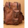 Leder Reisegepäck Wandern Urlaub Rucksack Rucksack Große Vintage Tasche