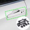 Carbon Fiber ABS Side Door Handle Cover Trim For Mitsubishi Outlander 23-24