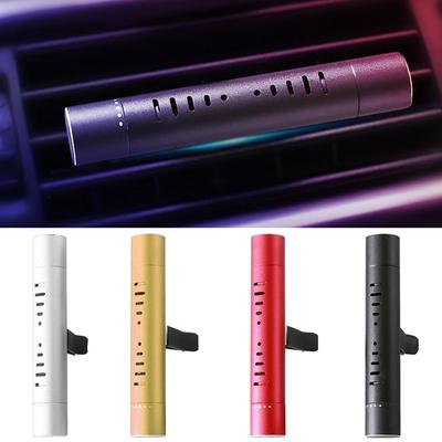 Parfum de Voiture Personnalisé Clip de Ventilation Cylindrique Diffuseur d'Huile Essentielle pour Voiture Clip de Ventilation avec 10 Bâtonnets de Recharge pour Voiture Bureau Cuisine
