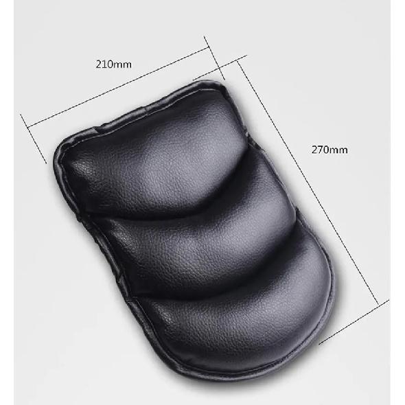 Leather Car Armrest Pad Covers Universal Center Console Auto Seat Armrests Box Pads Black Armrest Storage Protection Cushion