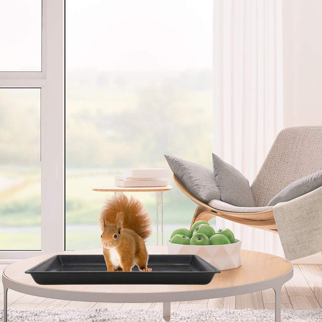 1 Stück Kunststoff Haustierkäfig Schale Basis Auslaufsicher Stark Geruchsresistent Katze Hund Kaninchen Kot Schale Käfig Zubehör Haustierbedarf
