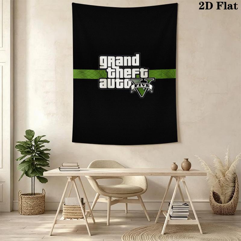 Grand Theft Auto V Cover Artwork Bedding 1 Duvet Cover 2 Pillowcase Without Core Soft And Comfortable Christmas Birthday Gift Bedding Set