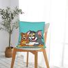 Good Friends Jerrys And Toms Pillow Case Soft Pillow Cover For Sofa Couch Bed Living Room Morden Cushion Cover