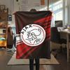 AFC Ajax poster  FlAannel Blanket, High quality Comfortable for All Seasons, Home Decor, Warmth and Comfort