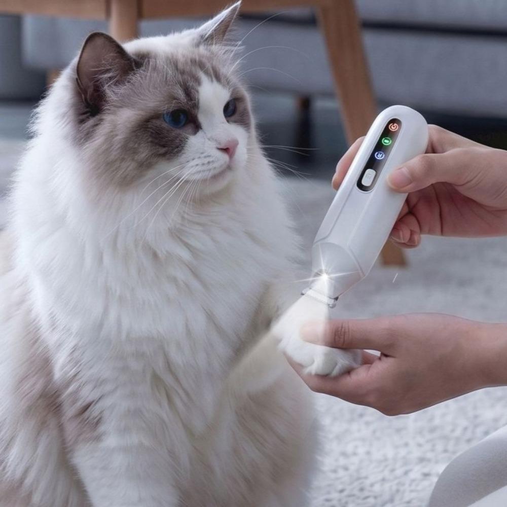 Rechargeable Dog Paw Trimmer LCD Display Electric Dog Clippers Cordless Cat Shaver Paw Trimming