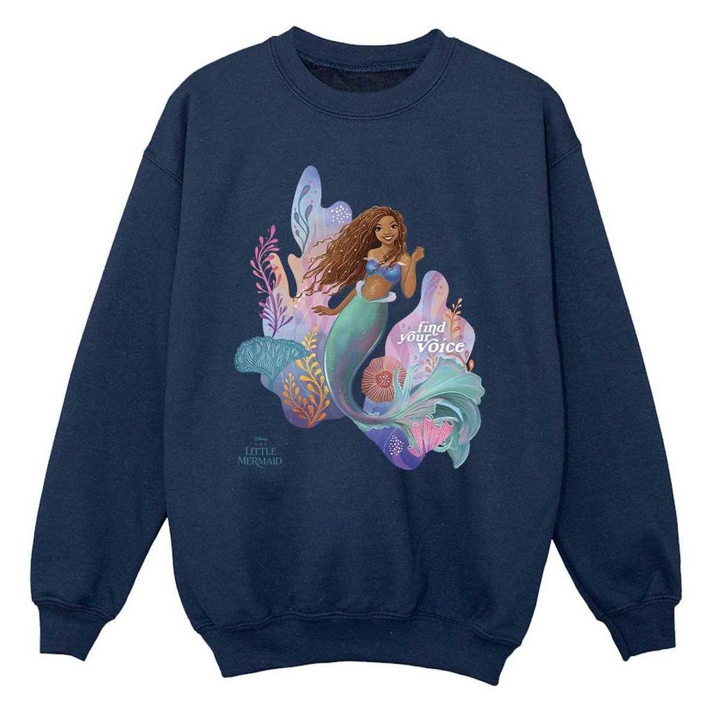 The Little Mermaid Girls Find Your Voice Movie Sweatshirt